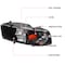 Spec-D Tuning 94-01 Dodge Ram Crystal Housing LED Headlights Black 2LH-RAM94JM-RS - alternate 9